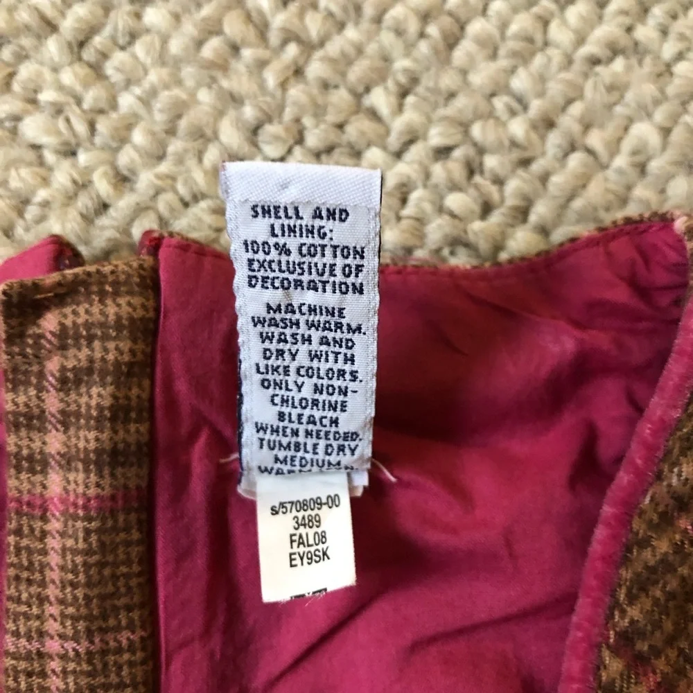 Baby GAP Toddler Girls Archive Style Plaid Dress